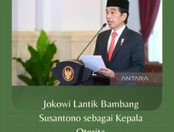 Jokowi Lantik Bambang Susantono sebagai Kepala Otorita