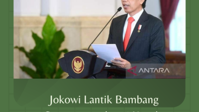 Jokowi Lantik Bambang Susantono sebagai Kepala Otorita