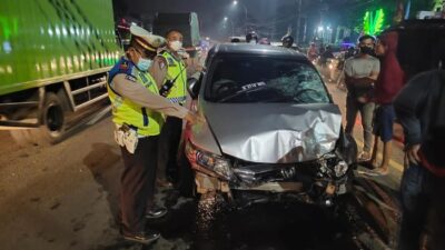 Pemobil penabrak 7 kendaraan di Jalan Raya Gatot Subroto Km 2,5 Kota Tangerang, ditetapkan sebagai tersangka.
