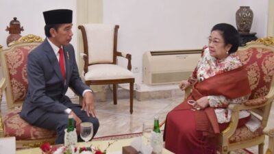 Jokowi Bertemu Megawati di Istana Negara Penuh Keakraban