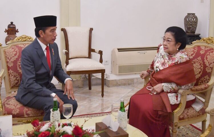 Jokowi Bertemu Megawati di Istana Negara Penuh Keakraban