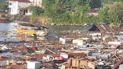 Peristiwa Bencana Alam, Abrasi di Pantai Amurang