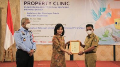 Kota Tangerang Raih Penghargaan Sertifikat Merek Dagang Terbanyak