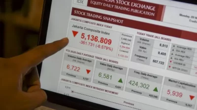 IHSG melemah, terdampak rilis data inflasi AS