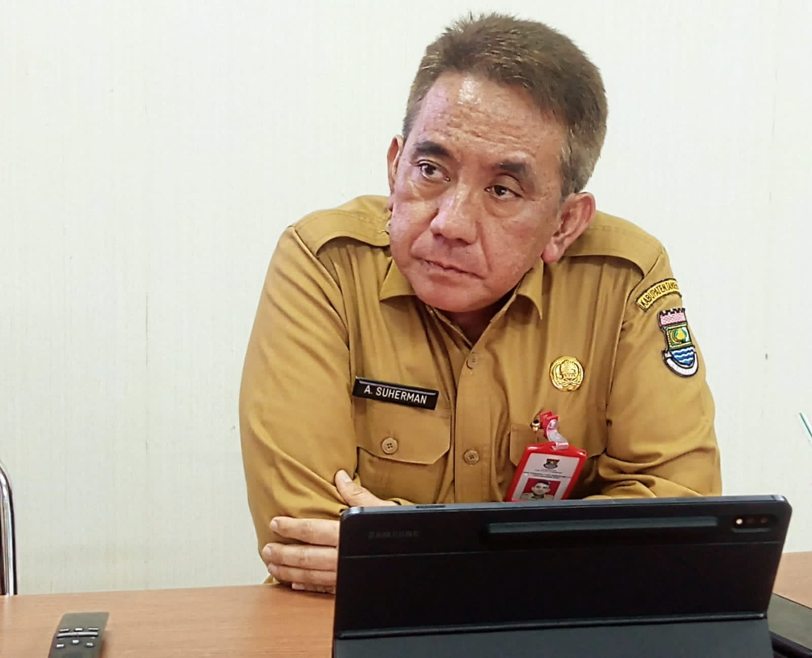 Kepala DP3A Kabupaten Tangerang Asep Suherman