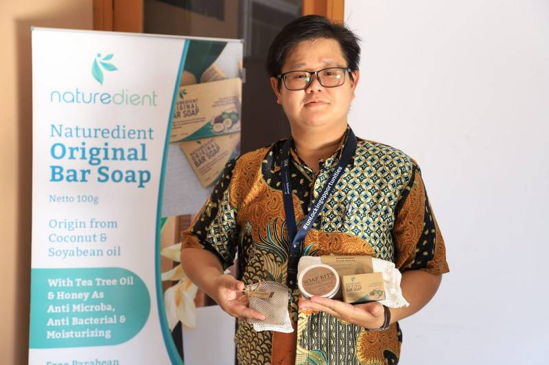 UMKM Kota Tangerang Ciptakan Produk Sabun Berbahan Alami