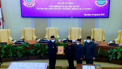 Rapat Paripurna DPRD, Bupati Tangerang Sodorkan 11 Aset Daerah Untuk Diserahkan ke Pemohon