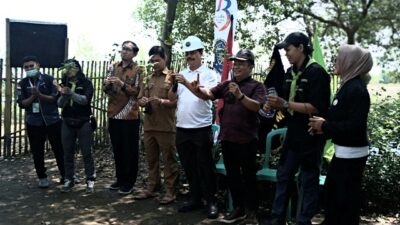 Pada Milad ke 13 Civitas Akademik UMT nanam rubuan bibit mangrove di Tanjung Burung Tangerang Banten