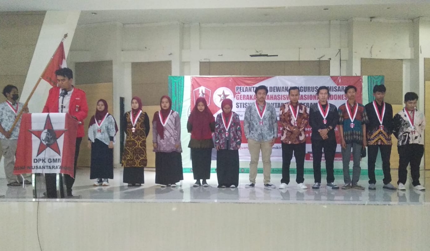 Pelantikan pengurus baru Komisariat Sekolah Tinggi Ilmu Syariah Nahdlatul Ulama