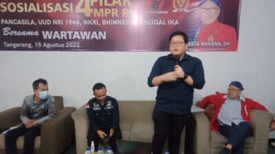 Sosialisasi 4 Pilar MPR RI, Peran Strategis Wartawan Dalam Membumikan Pancasila