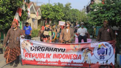 Karnaval HUT RI ke 77 di Kota Tangerang masih berlansung meriah