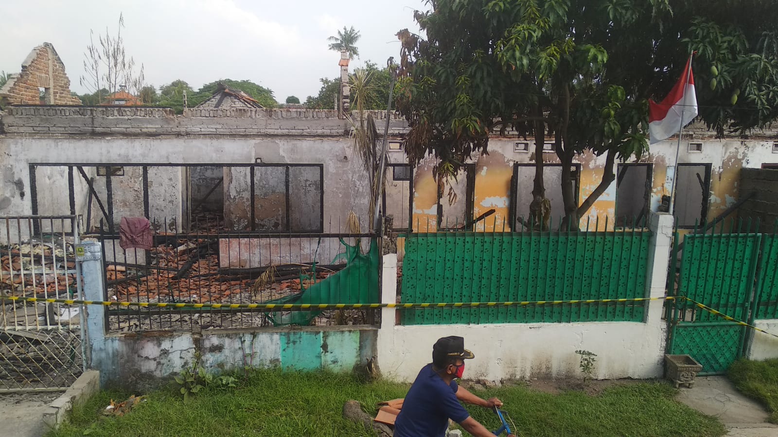 15 rumah yang terbakar di Komplek RSUP dr Sitanala Kota Tangerang Banten