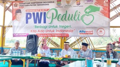 PWI Kabupaten Tangerang Peduli Berbagi Untuk Negeri