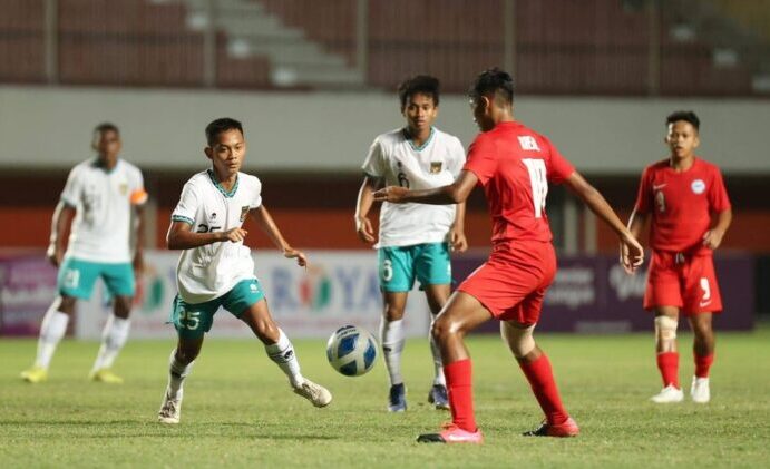 Piala AFF U16 Timnas Indonesia Cukur Timnas Singapura