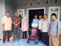 PWI Peduli Salurkan Kursi Roda ke Warga Sodong Tangerang