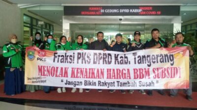 PKS kabupaten Tangerang desak pemrintah pusat turunkan kembali harga BBM