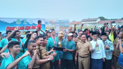 Pondok Pesantren Ar Risalah keluar sebagai juara Kompetisi Sepakbola Liga Santri Wali Kota Tangerang Cup 2022 di Stadion Reborn Kota Tangerang Banten