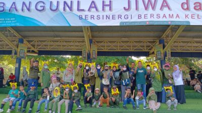 SDIT Lentera Ilmu menyelenggarakan kegiatan menggali potensi sejak dini bagi siswanya di Alun-Alun Ahmad Yani Kota Tangerang Banten