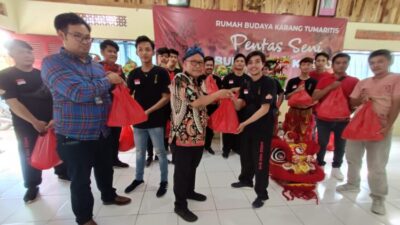 Ratusan Penggiat Seni Budaya di Tangerang Dapat Bantuan Paket Sembako CSR BRI