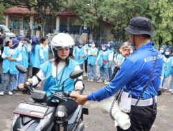 PNM Bekerjasama dengan Jasa Raharja Lakukan Pelatihan Safety Riding “Peluk Mekaar”