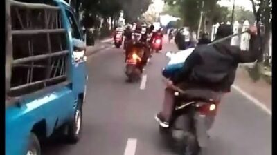 Remaja acungkan pedang ditangkap Polisi