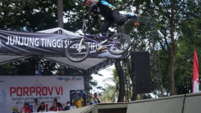 BMX street freestyle di Porprov Banten ke VI Kota Tangerang