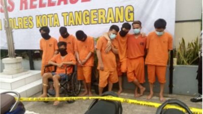 Polresta Tangerang gelar kasus Curanmor dengan 8 orang pelaku