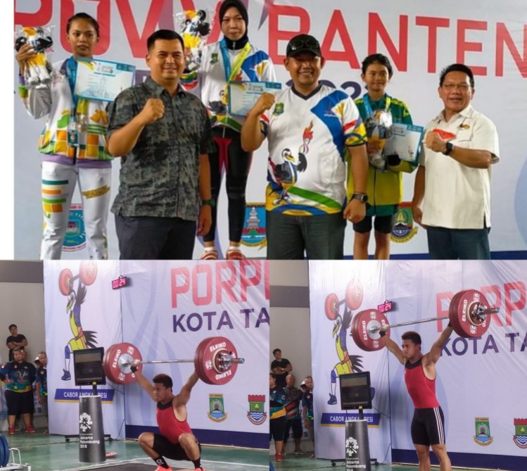 Cabang angkat besi kota Tangerang raih juara umum di Porprov Banten ke VI 2022