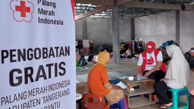 PMI Kabupaten Tangerang dirikan layanan kesehatan gratis bagi korban gempa bumi di Cianjur Jawa Barat