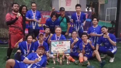 Tim Futsal Pokja Wartawan Harian Tangerang Raya raih juara di Turnamen Kapolda Metro Jaya Cup 2022