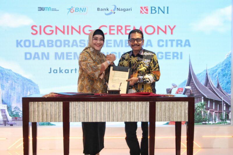 Perkuat Layanan di Daerah, BNI dan Bank Nagari Kolaborasi Membina Citra Dan Membangun Negeri