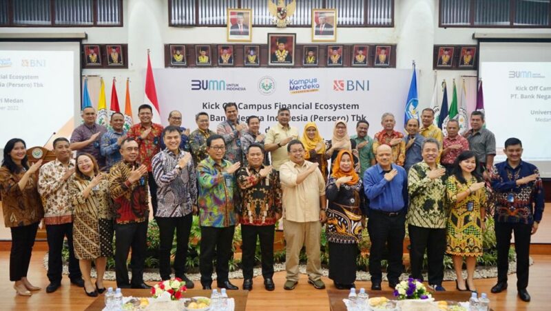 BNI Perkuat Sinergi dengan Unimed melalui program Campus Financial Ecosystem