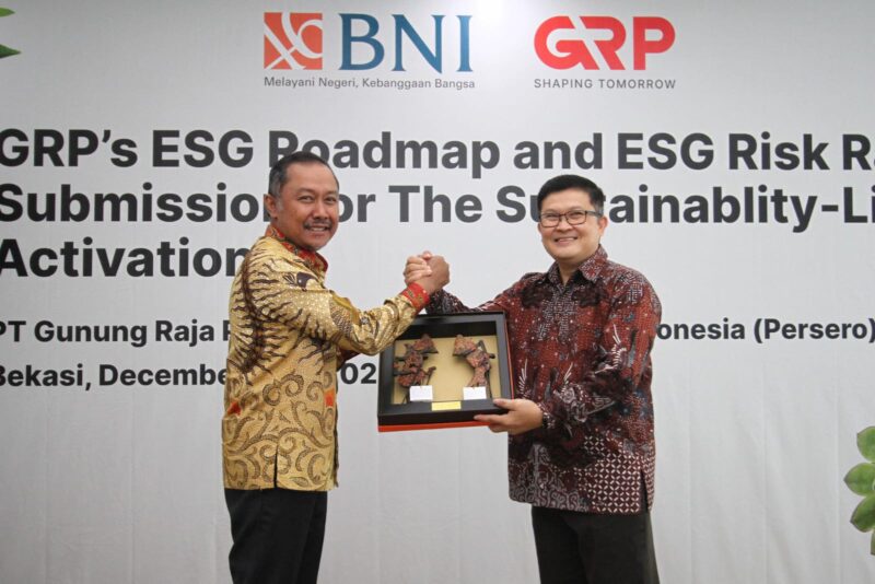 GRP & BNI Kerjasama Sustainability Linked Loan US$32 juta