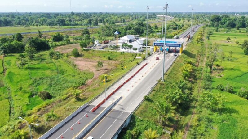 Manajemen Hutama Karya Tinjau Langsung Persiapan Jalur Mudik Nataru Di Jalan Tol Trans Sumatera 