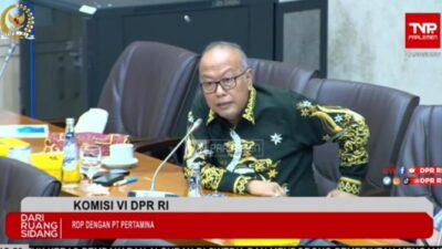 Komisi VI DPR RI, Ananta Kritisi Bos Pertamina Soal Izin Agen Gas di Banten