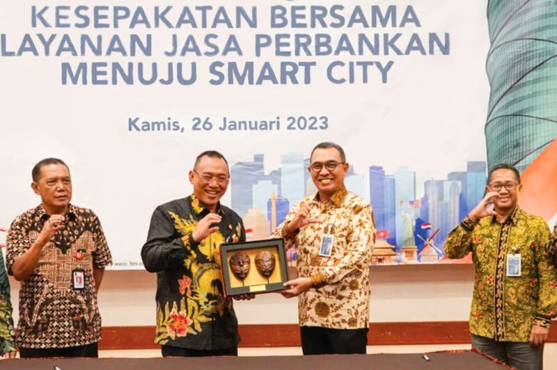 Perluas Digitalisasi Daerah, BNI dan Pemkot Cilegon Kerjasama Layanan Perbankan dan Program Smart City