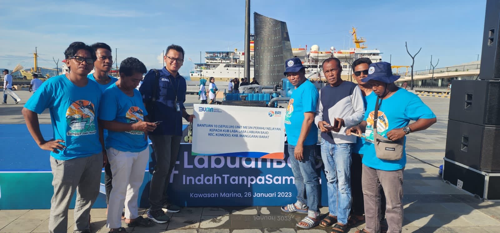Dorong Aktivitas Ekonomi Nelayan di Labuan Bajo, BRI Peduli Salurkan Bantuan Mesin Kapal 
