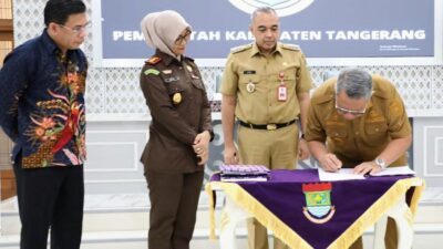 Pemkab Tangerang Hibahkan 2 TPU Kepada Pemkot Tangerang Selatan