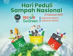 Peringati Hari Peduli Sampah Nasional, BNI Beri Bantuan Peralatan Pos Pandai