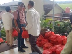 Ratusan Warga Lebak Banten Dapat Bantuan Paket Sembako Dari BRI