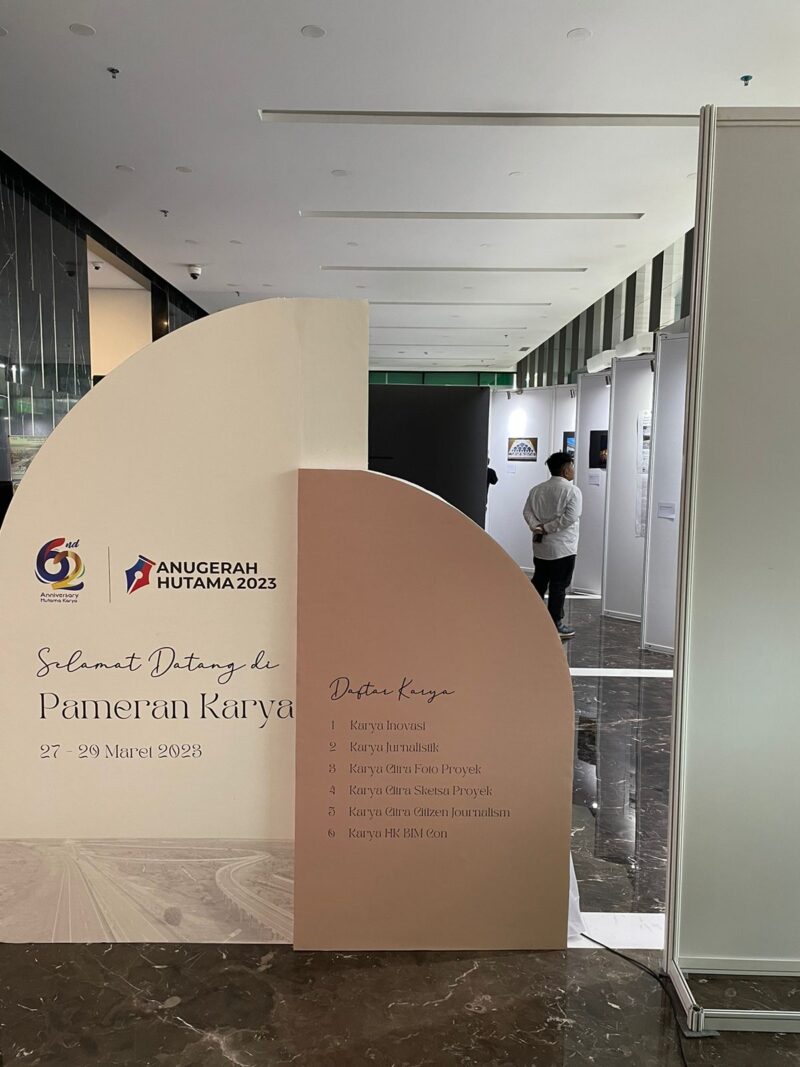 Hutama Karya Pamerkan Puluhan Karya Terbaik Anugerah Hutama 2023