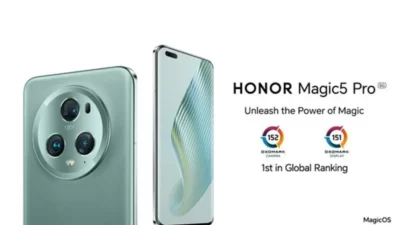 HONOR Magic5 Pro Pimpin Peringkat Kamera dan Layar Ponsel yang Dirilis DXOMARK