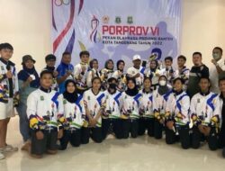 Bawa Atletnya Berprestasi Baik di Porprov Banten VI