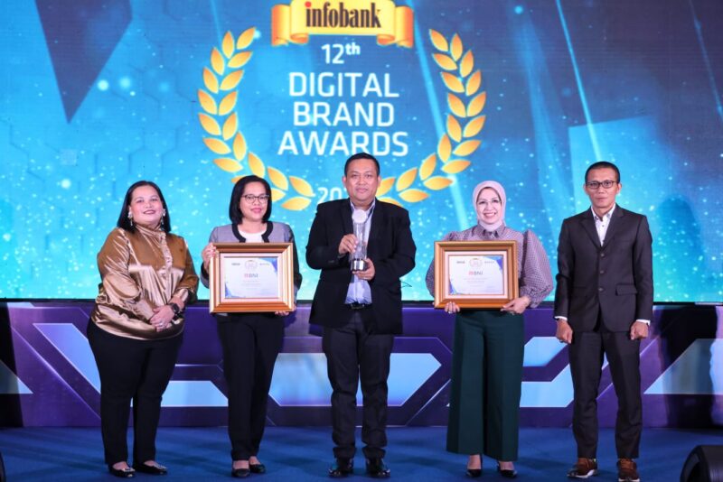 BNI Borong Penghargaan Best Digital Brand 2023