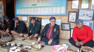 Pencalonan DPD RI, Ananta Wahana Safari ke Suku Baduy