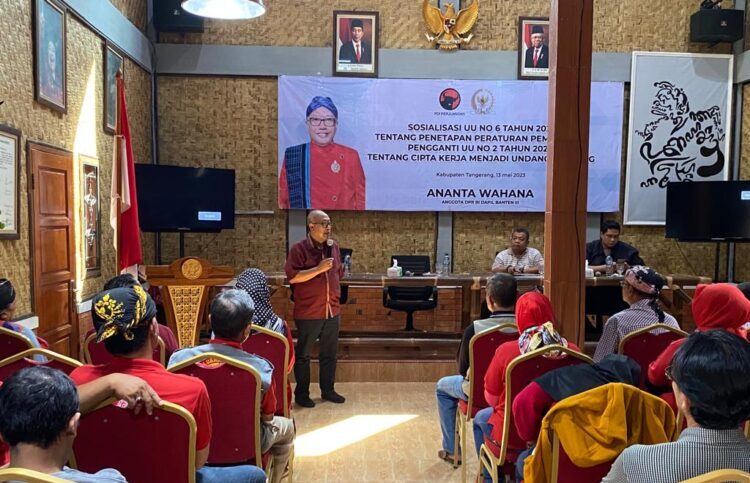 Sosialisasi UU Cipta Kerja Ananta Sampaikan Soal Pentingnya Pemberdayaan Koperasi