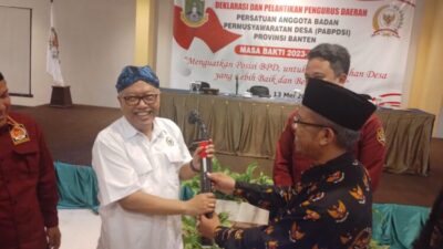 Ananta Wahana Didapuk Jadi Ketua Dewan Pakar PABPDSI Banten