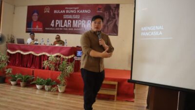 Sosialisasi 4 Pilar MPR RI Abraham Paparkan Perjuangan Soekarno Rumuskan Pancasila