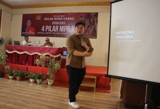 Sosialisasi 4 Pilar MPR RI Abraham Paparkan Perjuangan Soekarno Rumuskan Pancasila