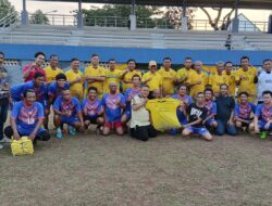 Tim Sepakbola Pokja WHTR Ikuti Trofeo SRD di Stadion Mini Cipondoh